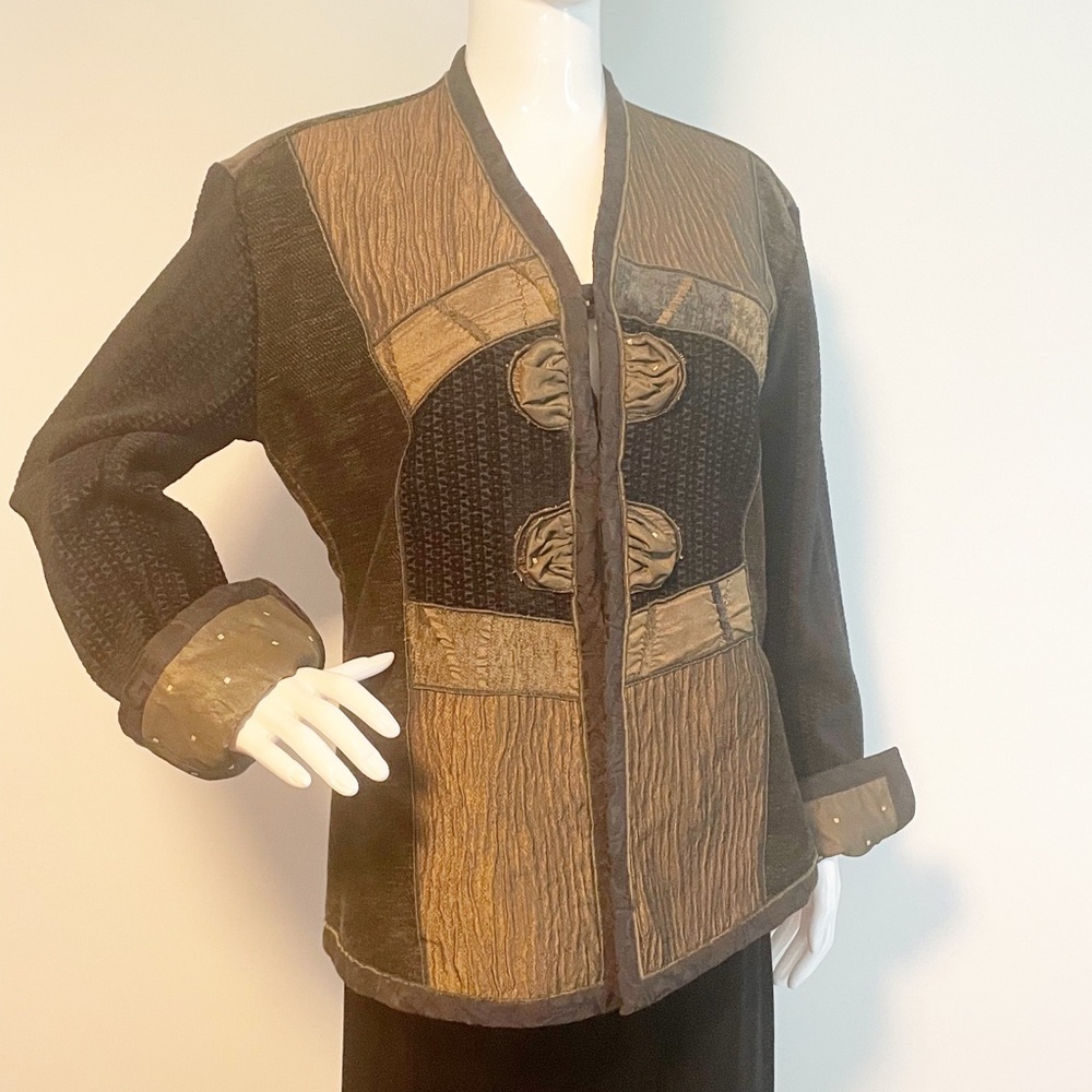 A Ka Mode Patchwork, Wearable Art, Jacket, Blazer… - image 1